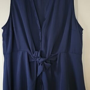 torrid Navy Blouse Top